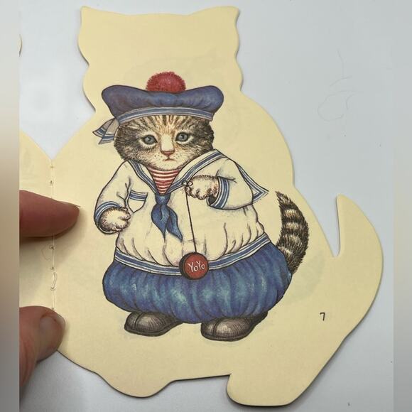 Vintage Kitty Cucumber book and gift tags NWT - Picture 8 of 11